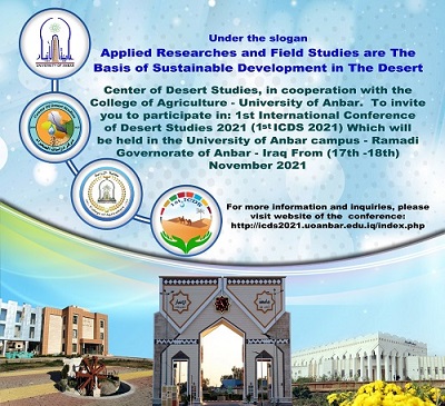 The 1st International Conference on Desert Studies (1st ICDS)