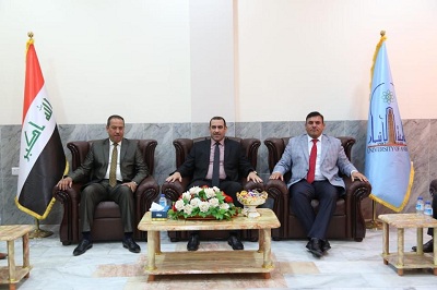 President of UOA Receives Eid el-Fetir Well Wishers 